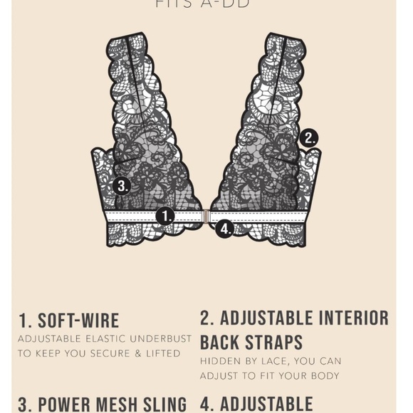 Free People -We are HAH -Got Ur Back Bra in Blanc - Picture 5 of 5